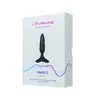 Lovense Hush 2 Butt Plug - Black Silicone Photo 5