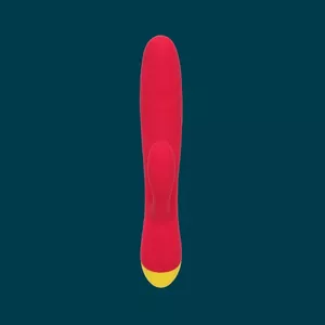 ROMP Jazz Rabbit Vibrator, Silicone, Berry