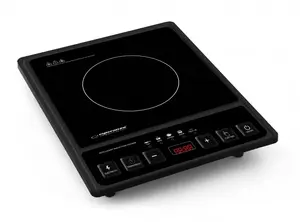 Induction hob ESPERANZA EKH011 1-zone black ceramic touch control, Ø220 mm, 2000 W, 80–270 °C