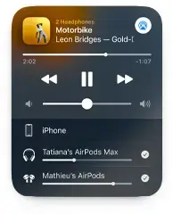 Audio Sharing.