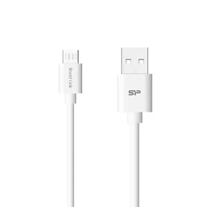 Кабель USB Silicon Power Boost Link PVC LK10AB USB 2.0 USB A - Micro-USB B Белый