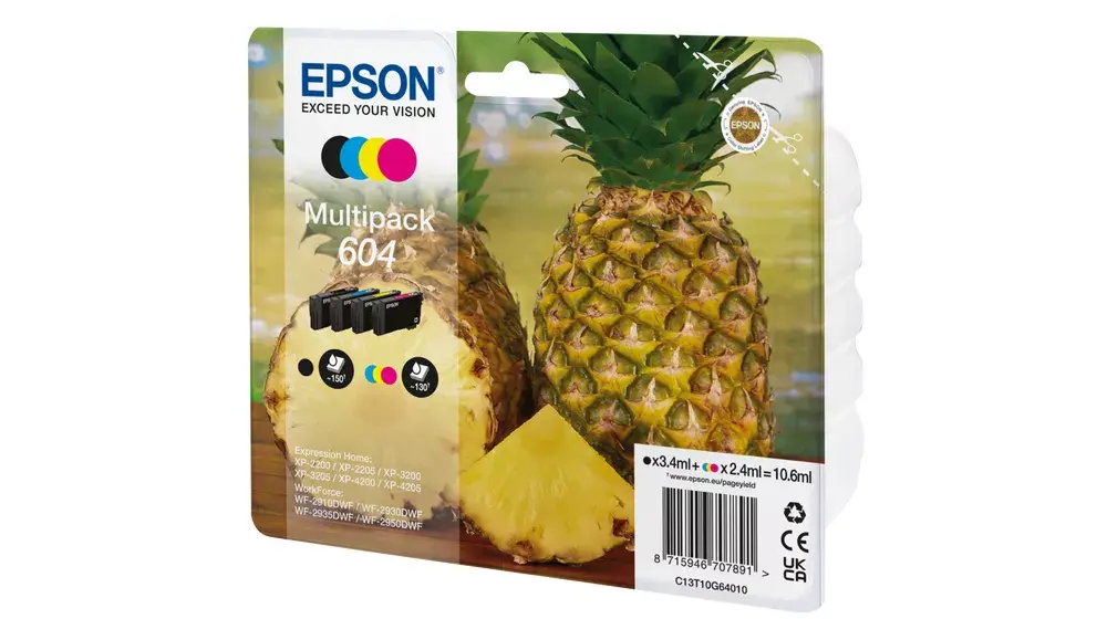 Cartridge Epson Ink C13T10G64010 T10G64 Black Cyan Magenta Yellow Photo 2