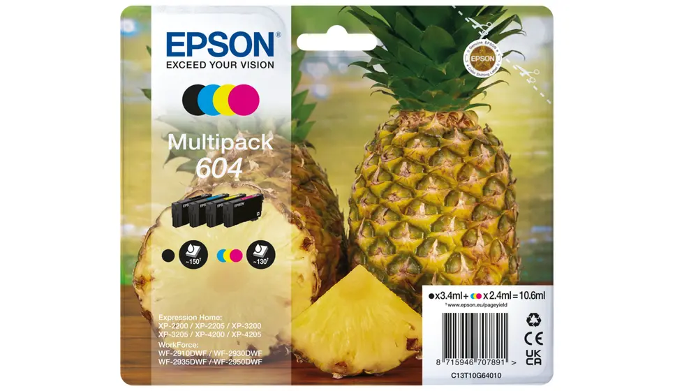 Epson 604 Multipack 4-krāsu Oriģinālā tintes