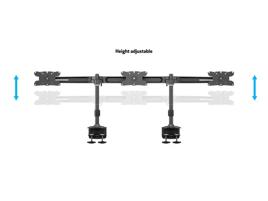 Multibrackets M VESA Desktopmount Triple Desk Clamp Photo 11