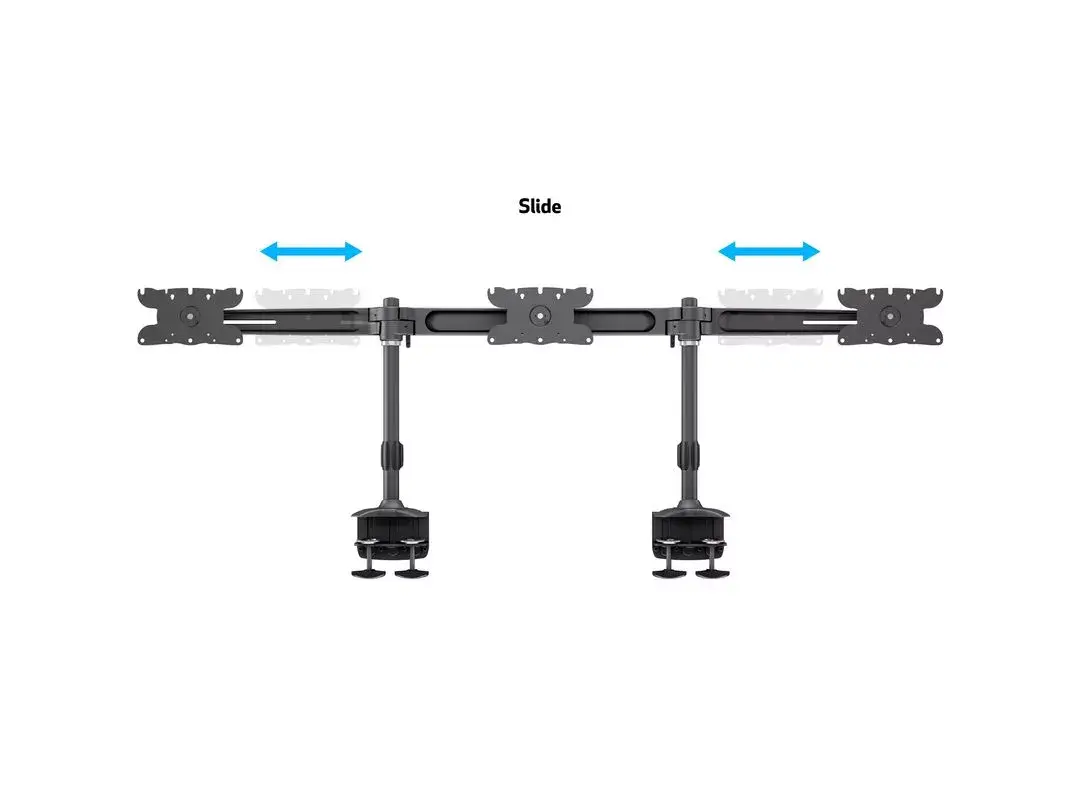 Multibrackets M VESA Desktopmount Triple Desk Clamp Photo 12