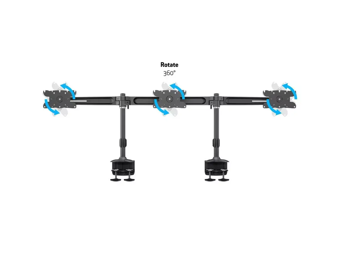 Multibrackets M VESA Desktopmount Triple Desk Clamp Photo 13