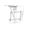 Ceiling mount MULTIBRACKETS M motorized 32"–70" Photo 12