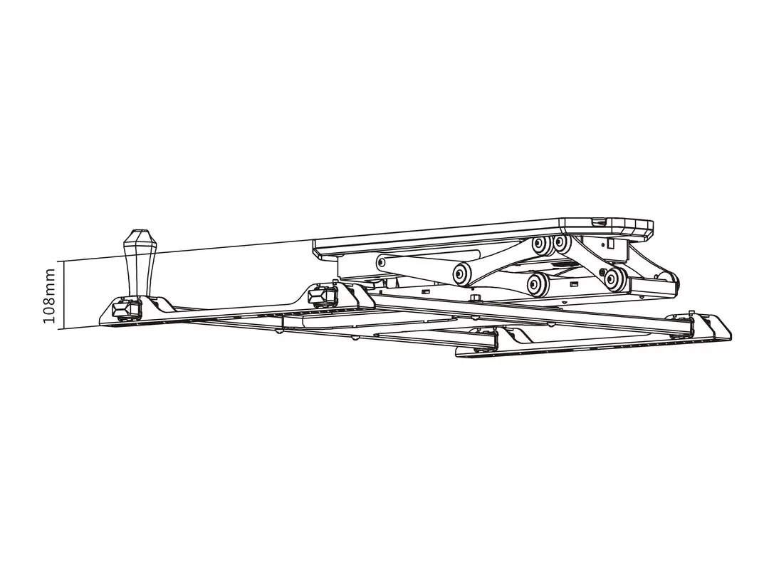 Ceiling mount MULTIBRACKETS M motorized 32"–70" Photo 14