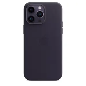 Apple Leather Case with MagSafe for iPhone 14 Pro Max, Ink