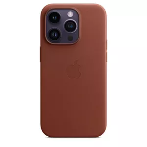 Кожаный чехол Apple с MagSafe для iPhone 14 Pro, коричневый