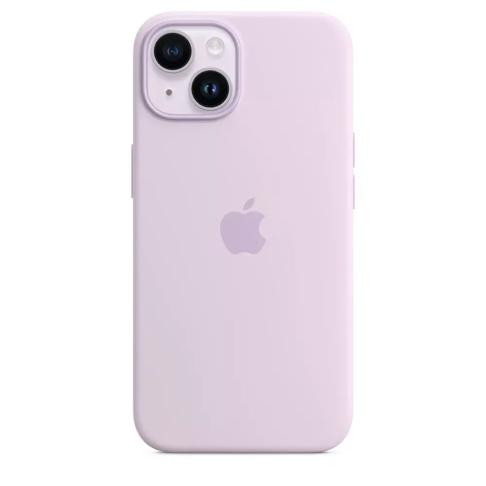 Чехол Apple Silicone Case с MagSafe для iPhone 14 - сиреневый Photo 2