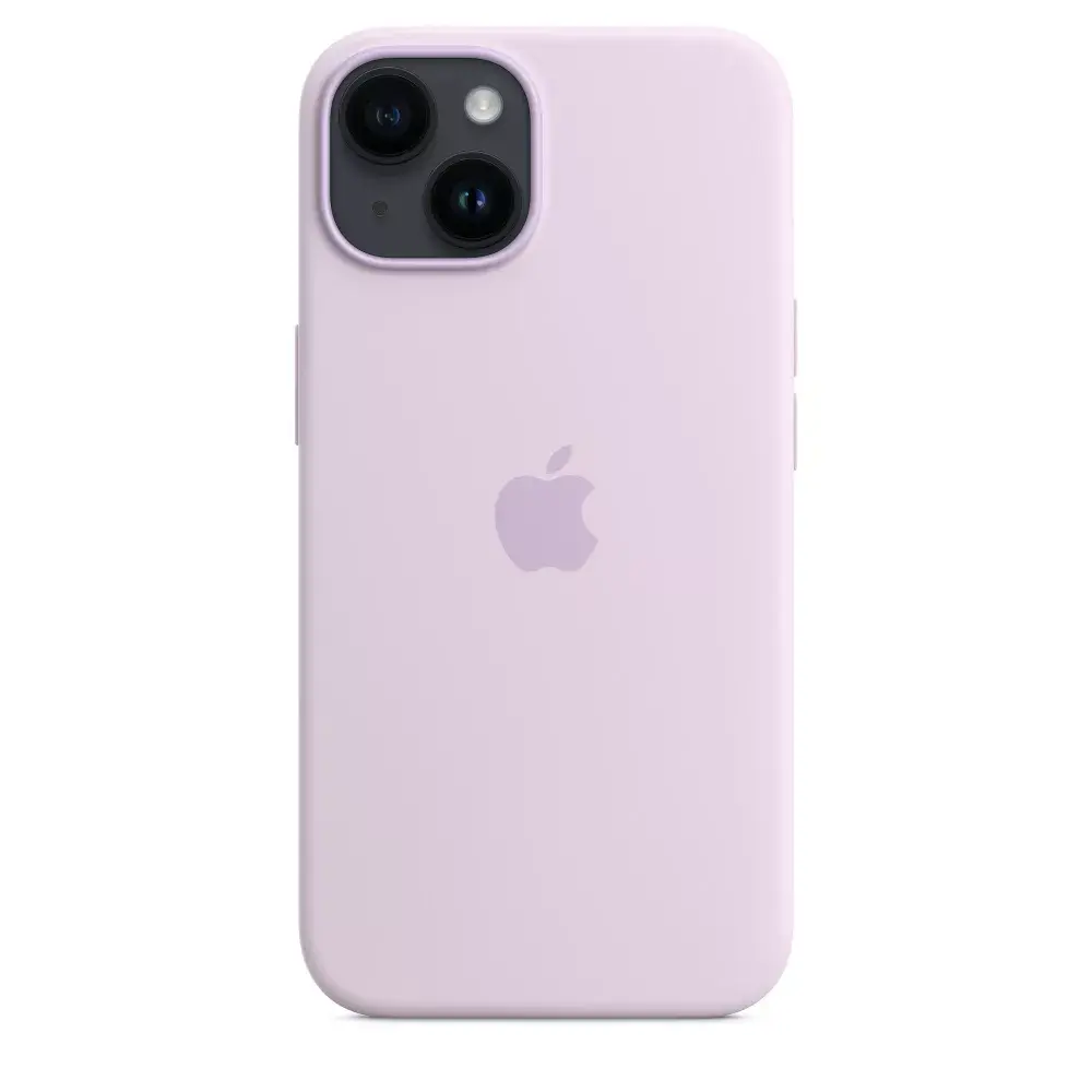 Чехол Apple Silicone Case с MagSafe для iPhone 14 - сиреневый Photo 3