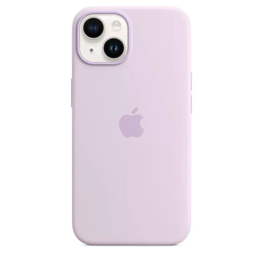 Чехол Apple Silicone Case с MagSafe для iPhone 14 - сиреневый Photo 4