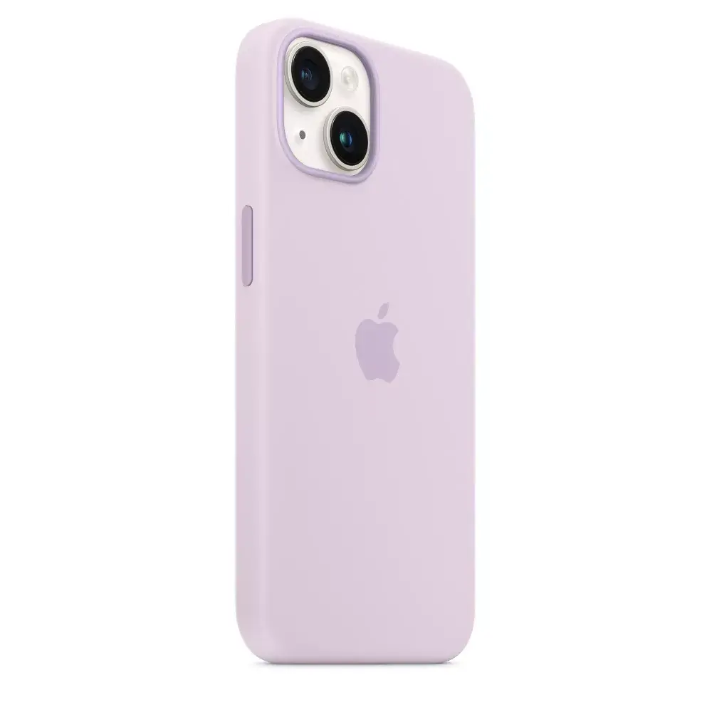 Чехол Apple Silicone Case с MagSafe для iPhone 14 - сиреневый Photo 6