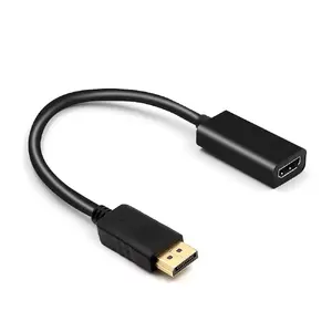 Adapter cable DisplayPort v1.4 to HDMI v2.0 MONTIS MT068, 0.2 m, black