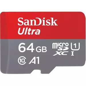 Карта MicroSDXC SanDisk Ultra 64GB UHS-I Class 10 Скорость чтения 140MB/s