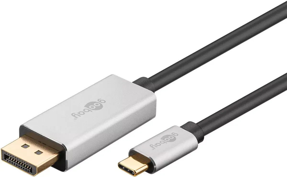 Goobay USB-C uz DisplayPort adaptera kabelis 2m Photo 2