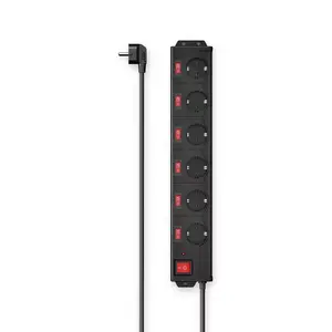 Hama Smart Power Strip 6 AC Outlets 1.4m 3680W