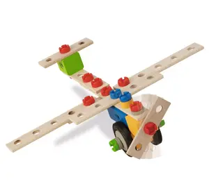 Wooden vehicle erector set Eichhorn Sccoter, for children aged 3+