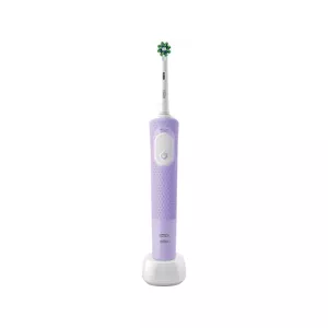 Oral-B elektriskā zobu birste D103.413.3 Vitality Pro Rechargeable, Pieaugušajiem, Komplektā iekļauto zobu birstes galviņu skaits 1, Lilac Mist, Zobu tīrīšanas režīmu skaits 3