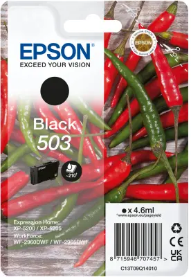 Epson 503 Oriģinālā melnā tintes kasetne