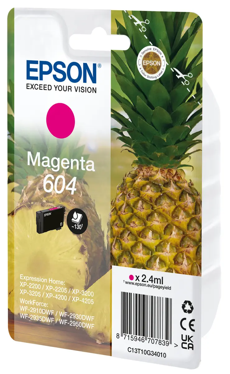 Epson 604 Magenta tintes kasetne Standarta