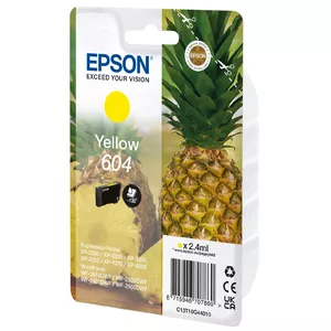 Tintes kasete Epson 604 Oriģināls Standarta Izeja Dzeltena 2.4 ml