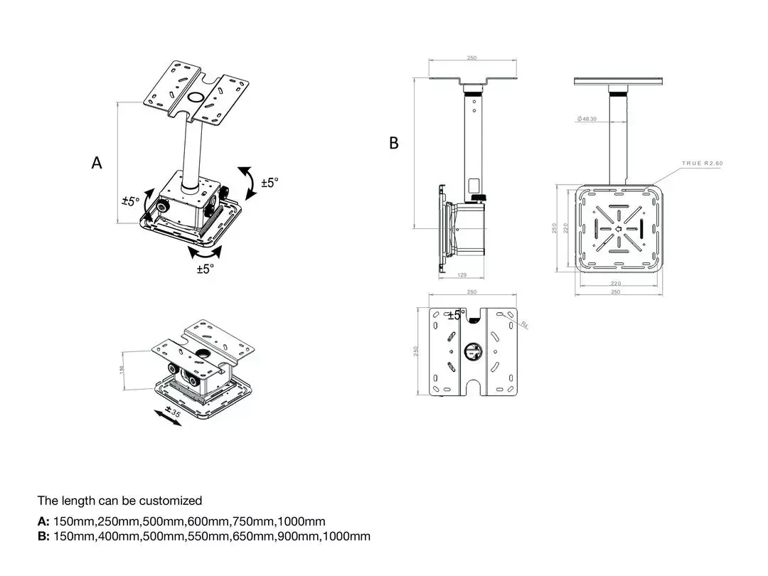 Крепление для проектора Multibrackets M Projector Mount Pro HD Photo 6