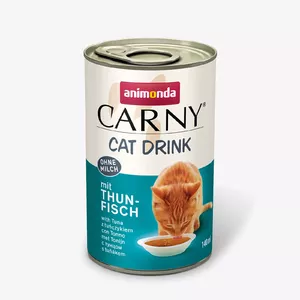 Консервированный лакомство для кошек animonda Cat Drink 140 г Тунец, жидкие витамины, 140 г, влажная добавка для взрослых кошек, без консервантов