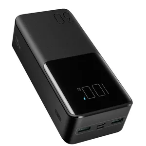JOYROOM JR-T015 ārējais akumulators Litija polimērs (LiPo) 30000 mAh Melns