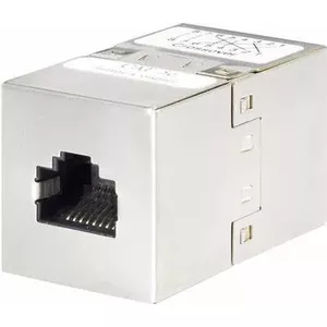 Network adapter Renkforce RF-4981662 RJ45 coupler Cat 5e metal, female-to-female inline