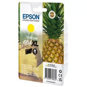 Картридж Epson 604XL оригинальный жёлтый 4 мл в упаковке