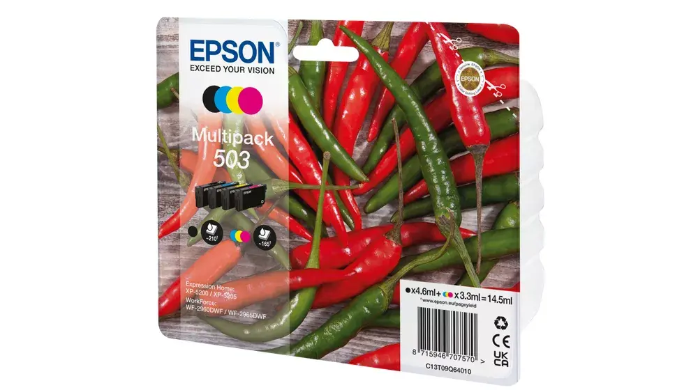 Cartridge Epson Ink C13T09Q64010 503 Multipack BK C M Y Photo 2