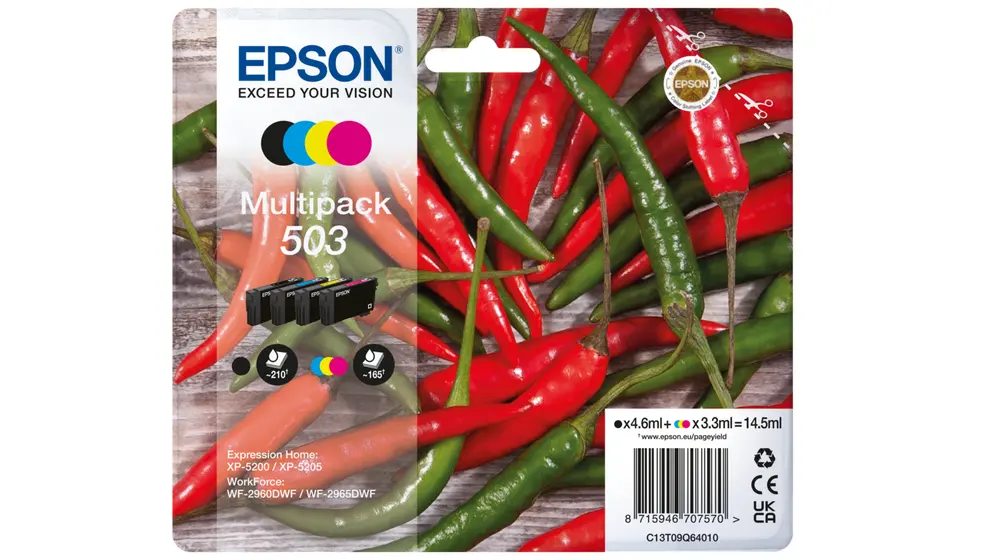 Epson 503 Oriģinālais tintes kasetņu komplekts