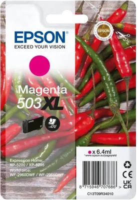 Epson 503XL Magenta lielas ietilpības tintes