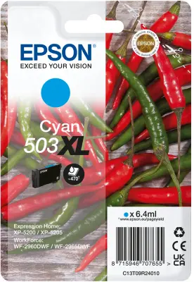 Epson 503XL Cyan oriģinālā tintes kasetne