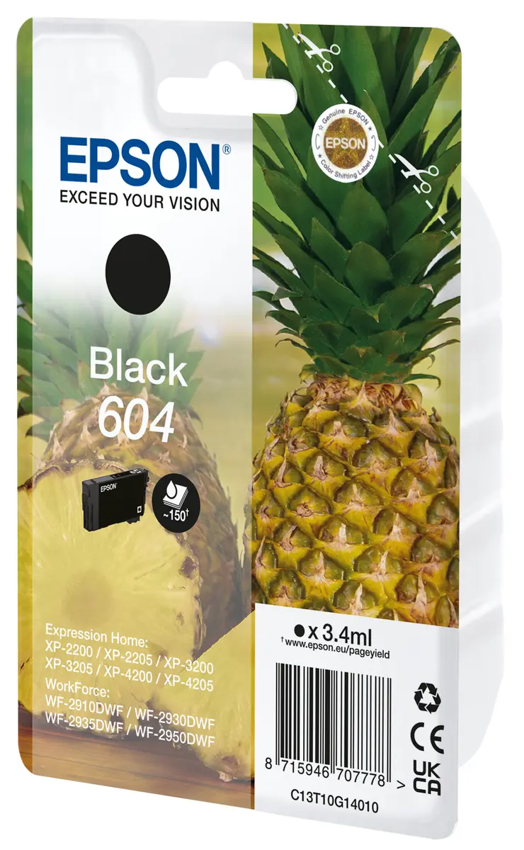 Epson 604 Oriģinālais melnās tintes kasetne