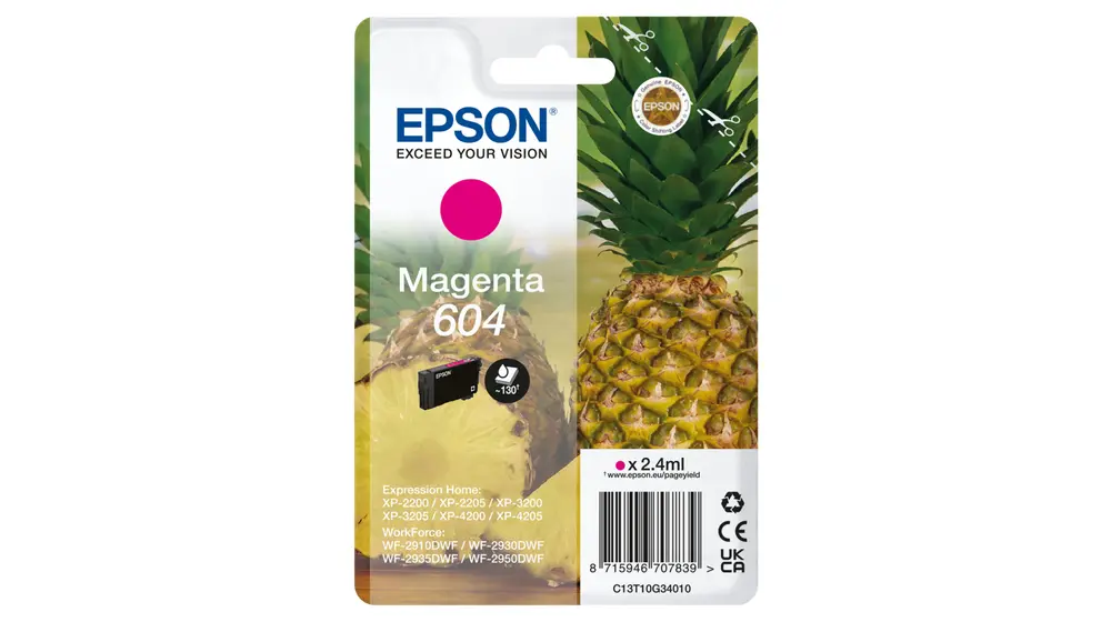 Epson 604 Magenta tintes kasetne standarta