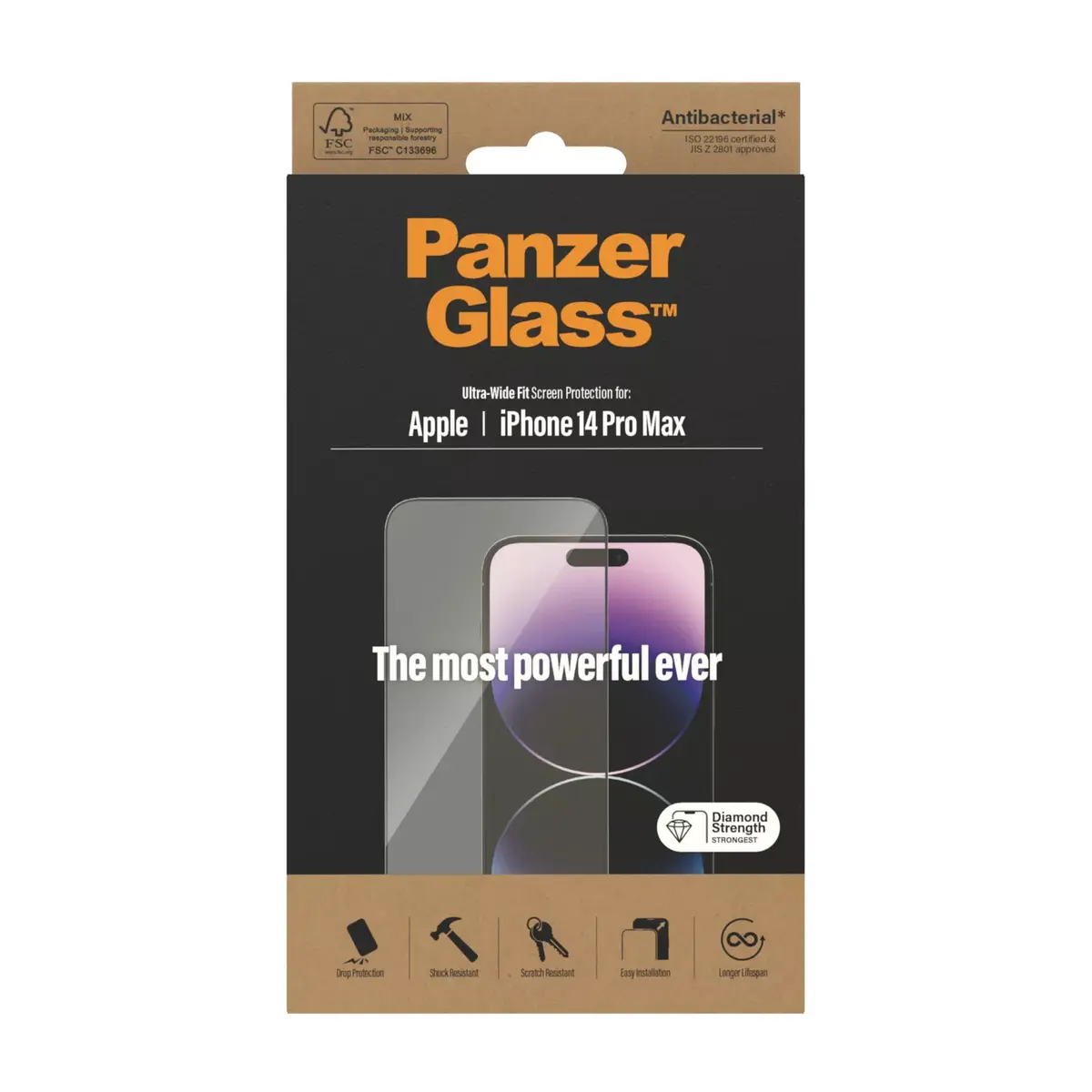 Ekrāna aizsargstikls PanzerGlass Apple iPhone 14 Pro Max Photo 3