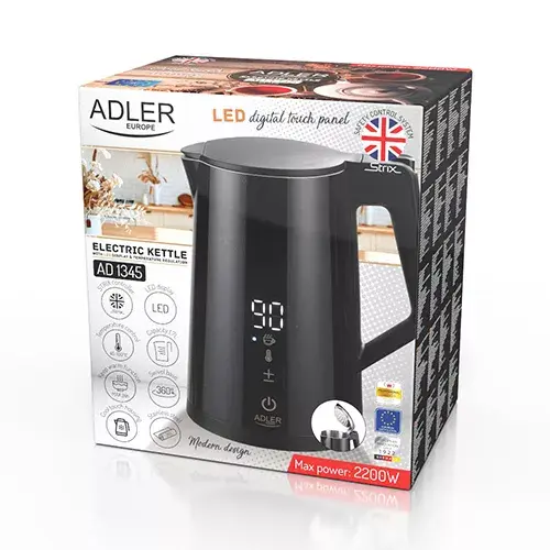 Elektriskais tējkanna Adler AD 1345b — 1,7 L, 1850 W Photo 6
