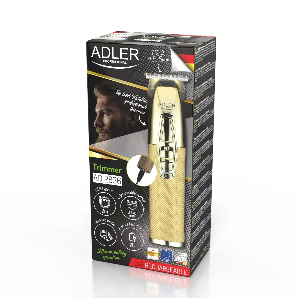 Триммер для бороды Adler AD 2836G Photo 17