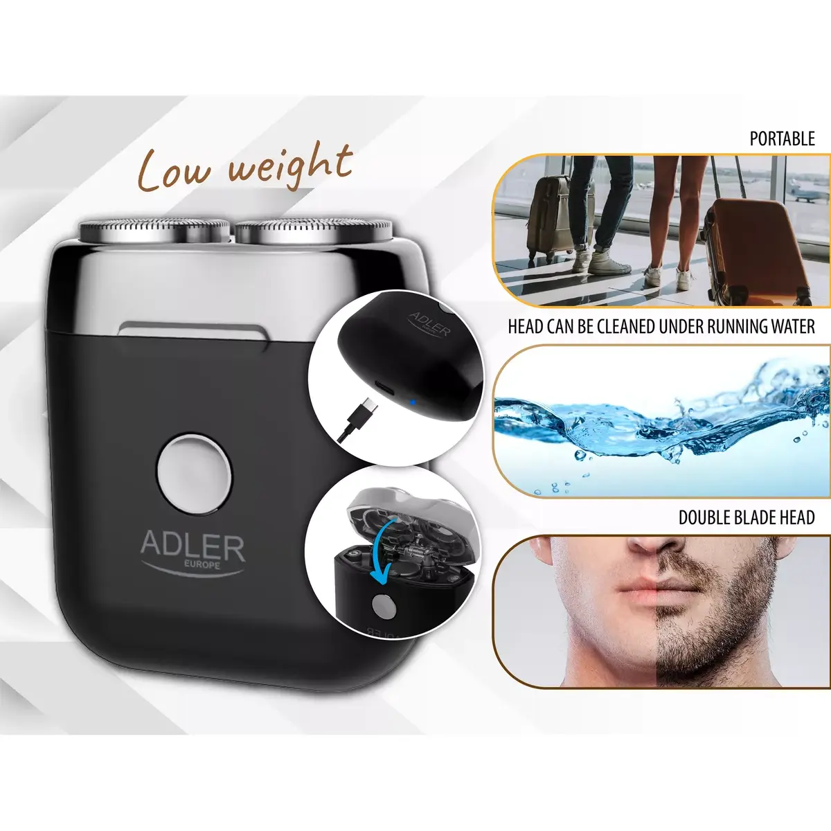 Foil shaver Adler AD 2936 Photo 2
