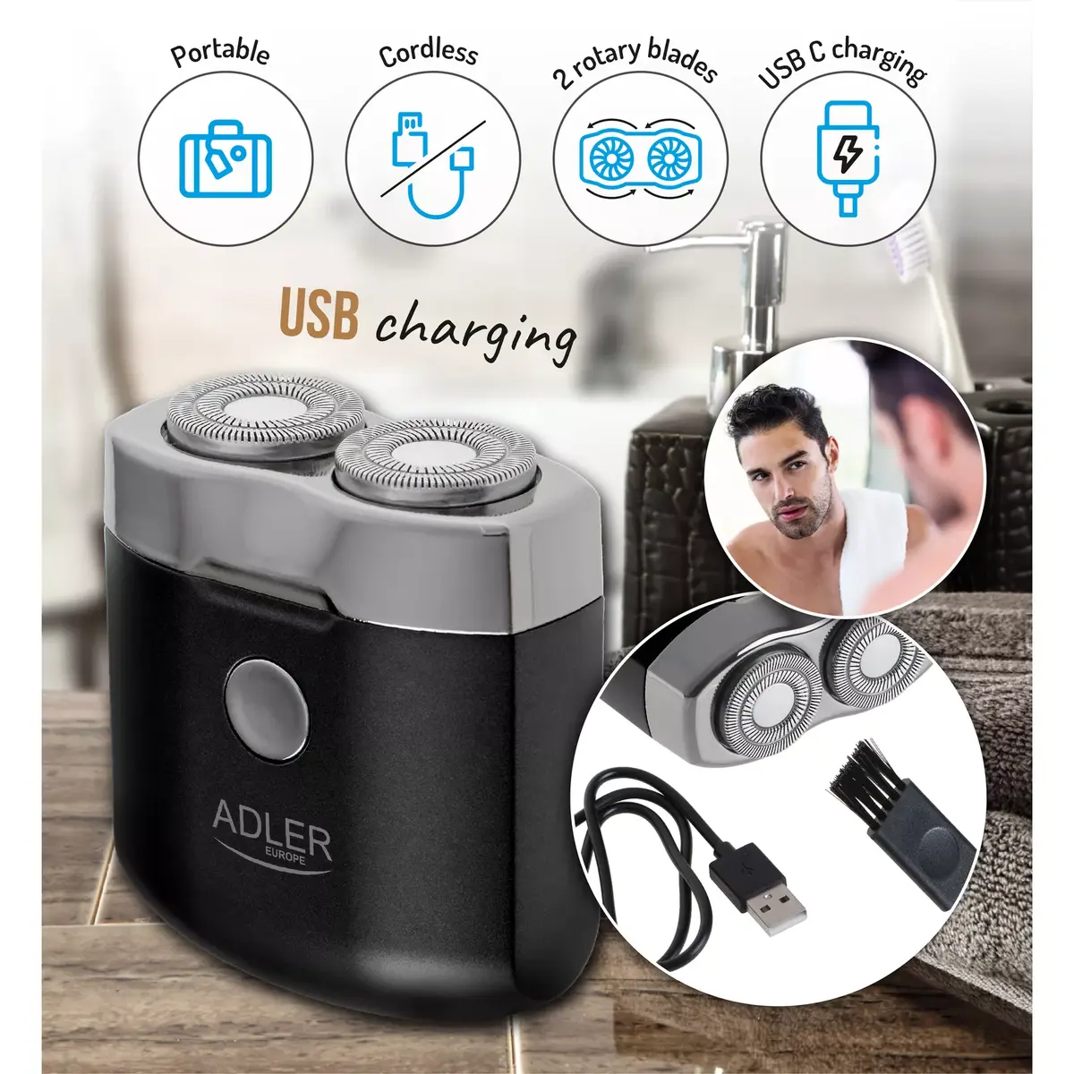 Foil shaver Adler AD 2936 Photo 7