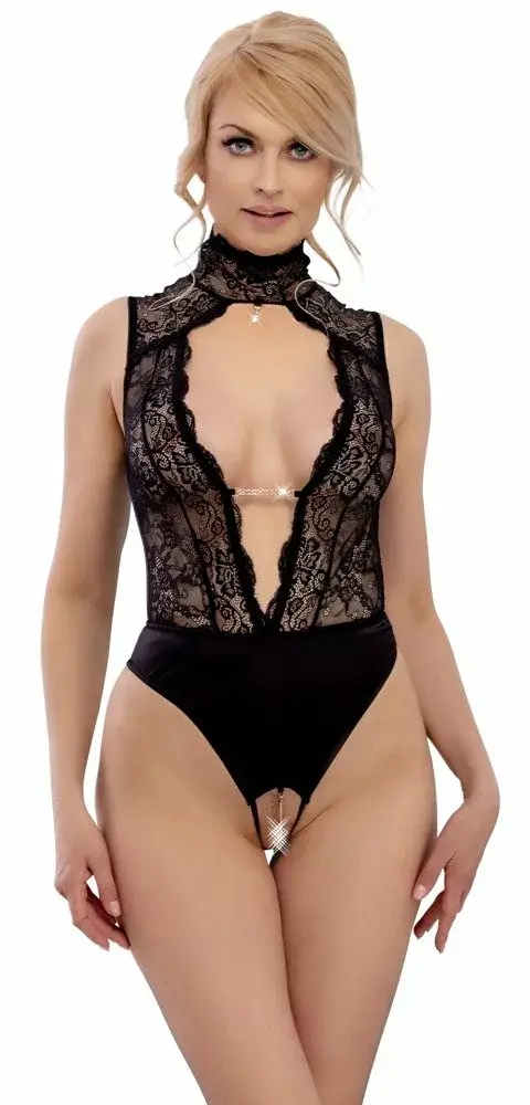 Боди abierta fina Body Bodie M Black Photo 3