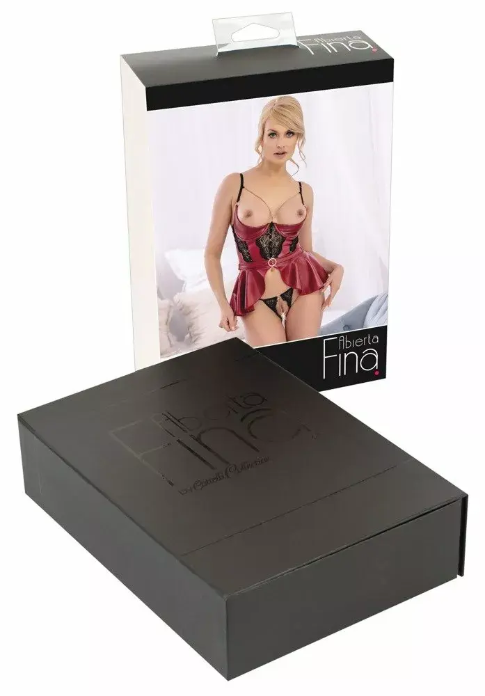 Lingerie set abierta fina Shelf Bra Set Abierta Fina 75B Photo 11