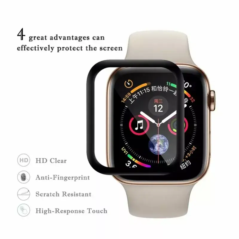 Riff 3D Curved стекло для Apple Watch 41 мм Photo 5