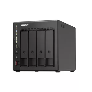 QNAP TS-453E NAS Tower Ethernet/LAN savienojums Melns J6412