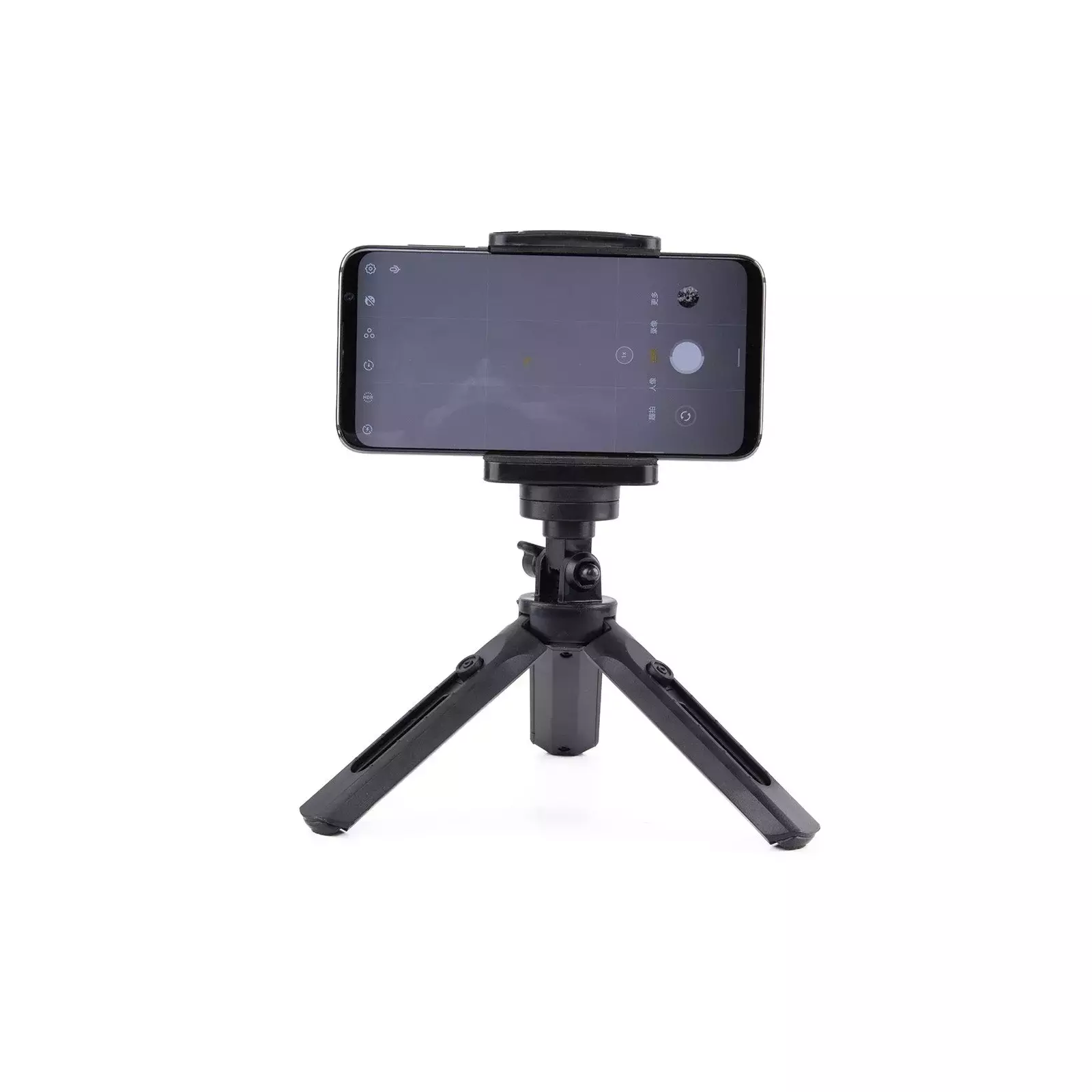 Hurtel Mini Tripod with phone holder mount black Photo 9