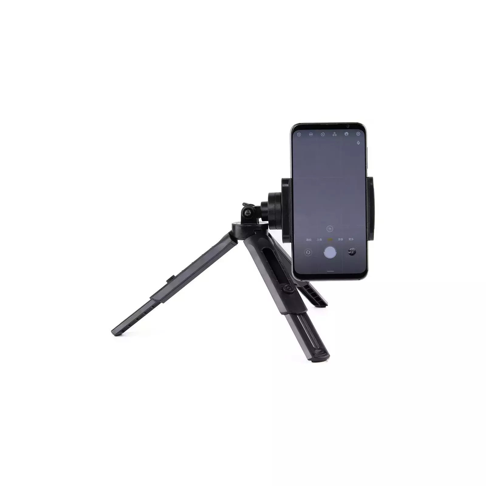 Hurtel Mini Tripod with phone holder mount black Photo 14