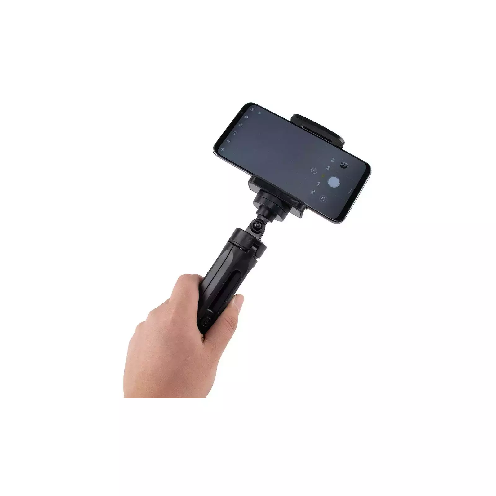 Hurtel Mini Tripod with phone holder mount black Photo 16